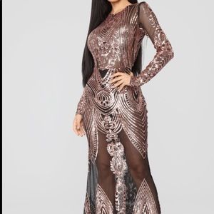 Long Sequin Dress